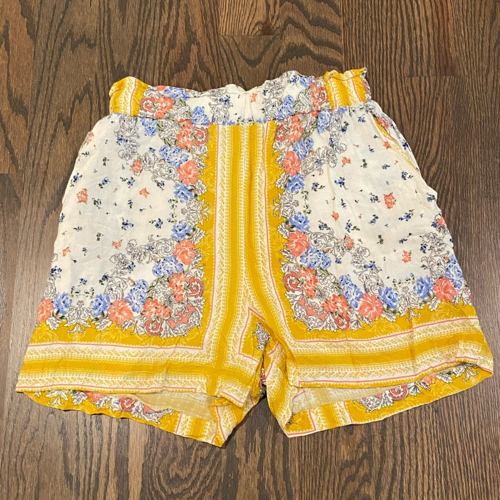 Blue Rain Flowy Shorts Size S